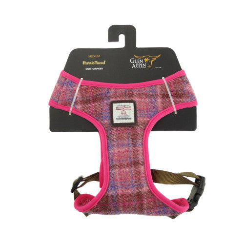 Harris Tweed Dog Harness