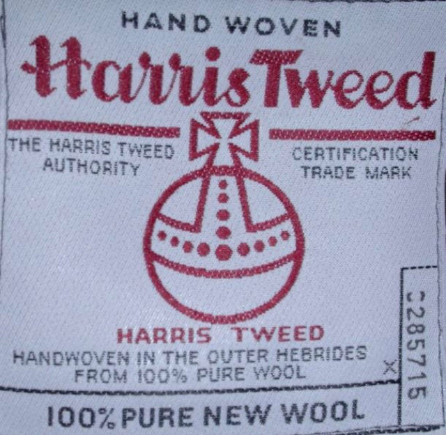 Harris Tweed and Cotton Ball Cap - Gray Black Plaid