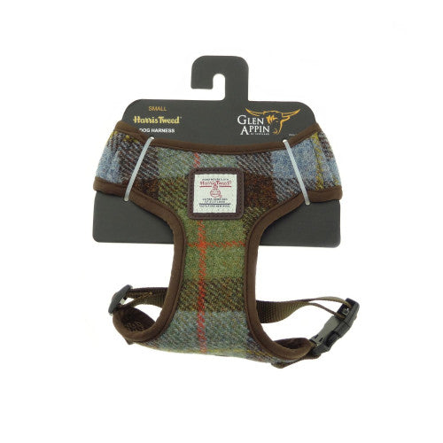 Harris Tweed Dog Harness